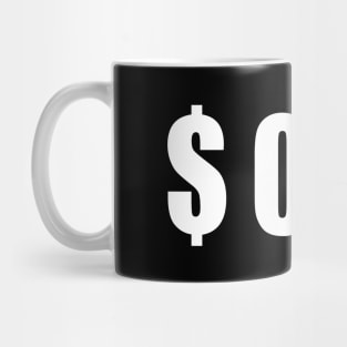 zero dollar balance Mug